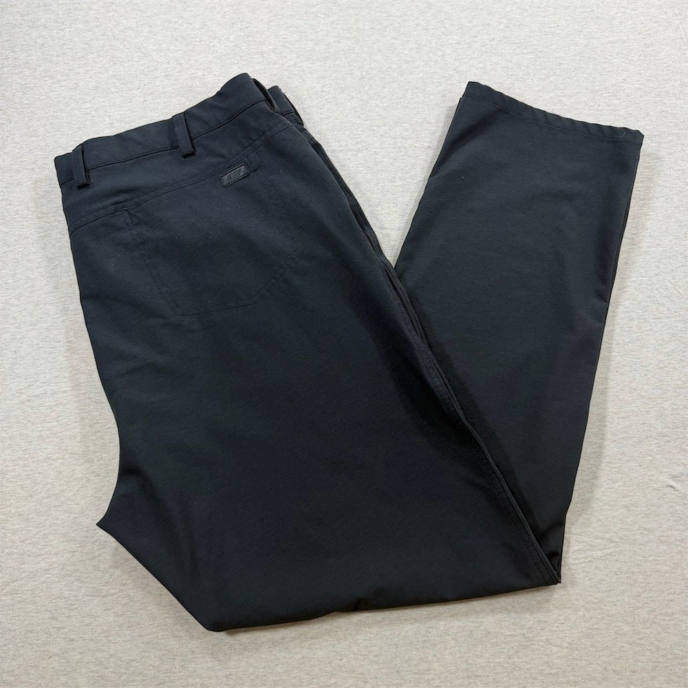 Greg Norman Pants Mens 40x32 Gray Slim Straight Stretch 5-Pocket Chino‎